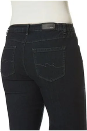 Stooker Women WOMEN Tapered-fit-Jeans Nizza Stretch Jeans -DARK BLUE DENIM- Tapered Fit blau 42