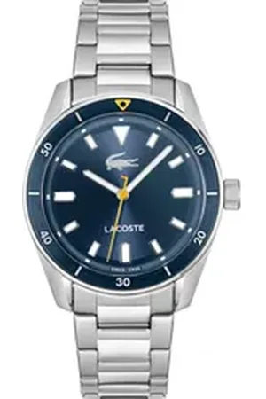 Lacoste Quarzuhr BOSTON 2011424, Armbanduhr, Herrenuhr, Edelstahlarmband, analog silberfarben