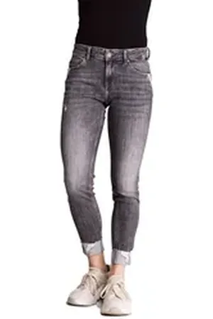 Zhrill Mom-Jeans Skinny Jeans ZHNOVA Grau angenehmer Tragekomfort grau 28