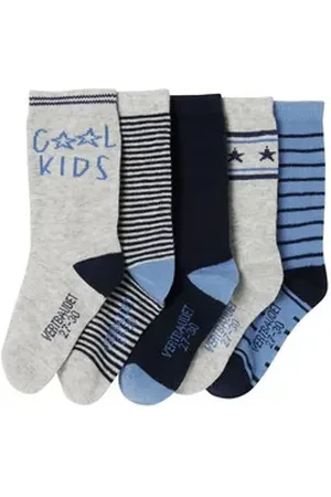 Vertbaudet Socken 5er-Pack Jungen Socken COOL KIDS 5er-Pack blau 27/30