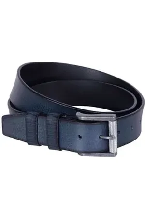 Chesterfield Synthetikgürtel Aayden Belt aus echtem Büffelleder blau W125