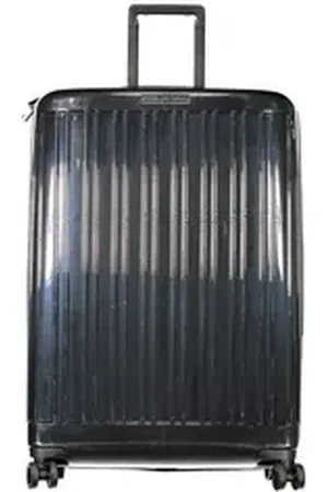 Piquadro Businesstasche, Großer schwarzer Herren-Trolley, 4 Rollen, 98L, Zahlenschloss