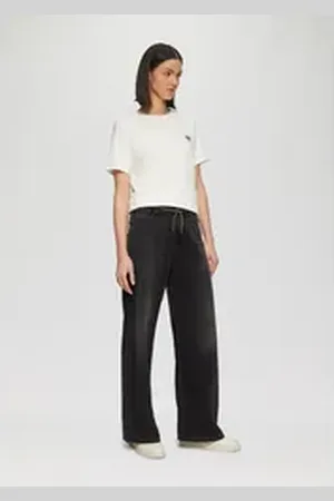 QS by s.Oliver 5-Pocket-Jeans Jeans Suri / Regular Fit / Mid Rise / Wide Leg schwarz 46/30
