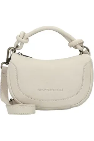 Cowboysbag Henkeltasche Fredonia, Leder weiß