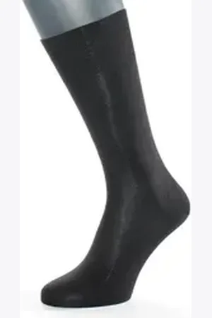 ALBERT KREUZ Businesssocken Seidenstrümpfe Business elegant (1-Paar) schwarz 42-44
