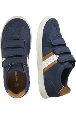 Vertbaudet Jungen Sneakers mit Klettverschluss Sneaker blau 28 EU