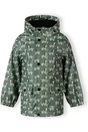 Minoti Regenjacke Regenjacke mit Kapuze (12m-6y) grün 80-92cm