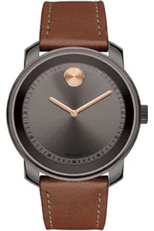 Movado Quarzuhr 3600378 Herren-Armbanduhr mit Ionenplatte, 3600378 Herren-Armbanduhr mit Ionenplatte, Gun Metal