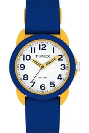 Timex Quarzuhr TIME TEACHER TW2W92100VV, Armbanduhr, Kinderuhr, Lernuhr, Geburtstag, Schulanfang, Geschenkidee blau