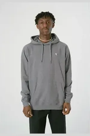 Cleptomanicx Kapuzensweatshirt Hooded Embro Gull 2 (1-tlg) im klassischen Design grau S