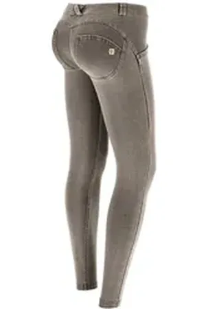 Freddy Jeggings WRUP2 SUPERSKINNY mit Lifting & Shaping Effekt grau L