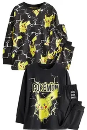 Next Pyjama 2er-Pack Schlafanzüge mit langen Ärmeln (4 tlg) schwarz 176 (16 J.)