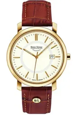 Bruno Söhnle BRUNO SÖHNLE Quarzuhr Herrenuhr Glashütte Momento II grau
