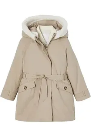 Vertbaudet Parka Mädchen 3-in-1-Parka mit Recycling-Polyester 1er-Pack grau 110