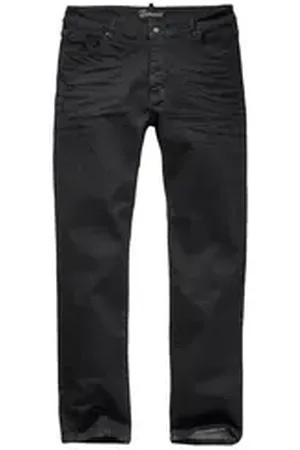 Brandit Brandit Regular-fit-Jeans Brandit Herren Jeans Mason Unwashed schwarz 32/34