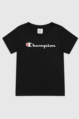 Champion T-Shirt für Kinder schwarz XL (164/170)