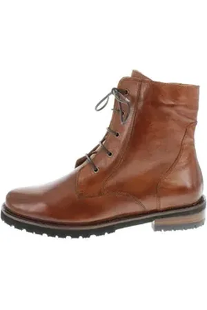 Everybody NASTRO - Lässige Schnürboots Schnürstiefelette braun 40 EU