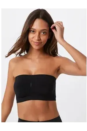 MAGIC Bodyfashion Bandeau-BH Comfort (1-tlg) Drapiert/gerafft schwarz L