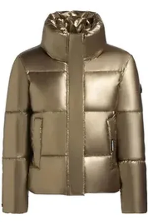 Khujo Steppjacke – Glänzende Puffer Jacket - mit Stehkragen - Regular Fit goldfarben S
