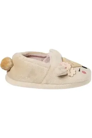 Vertbaudet Kuschelige Mädchen Hausschuhe REH Ballerina rosa 28-29 EU