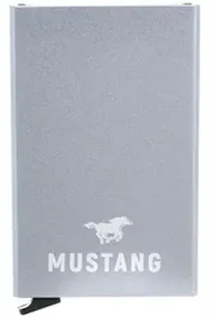 Mustang Kartenetui Lucca silberfarben