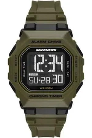 Skechers Chronograph WHITFIELD SR1186, Quarzuhr, Armbanduhr, Herrenuhr, digital, Tag, Wochentag grün