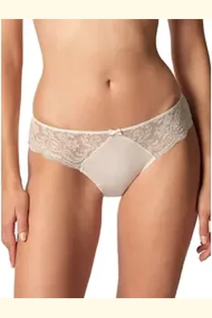 HUBER Bikinislip Damen Rio Slip hautnah Micro Elegance (Stück, 1-St) recyceltes Material beige 40