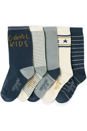 Vertbaudet Socken 5er-Pack Jungen Socken COOL KIDS 5er-Pack grün 27/30