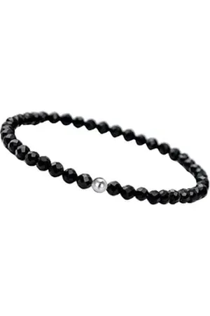 GOOD.designs Perlenarmband (1-tlg), aus Naturstein schwarz