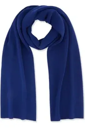 Falke Schal, (1-St), aus reiner Schurwolle blau