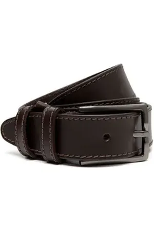 Chesterfield Synthetikgürtel Tanaro Belt aus echtem Büffelleder braun W95