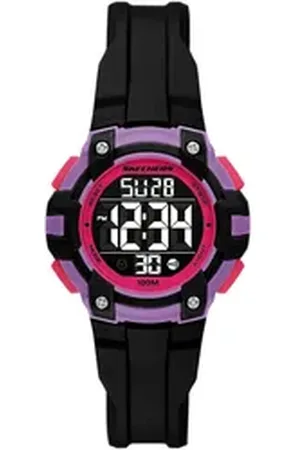 Skechers Chronograph ANOKA SR2148, Quarzuhr, Armbanduhr, Kinderuhr, Mädchen, digital, Tag, Wochentag schwarz