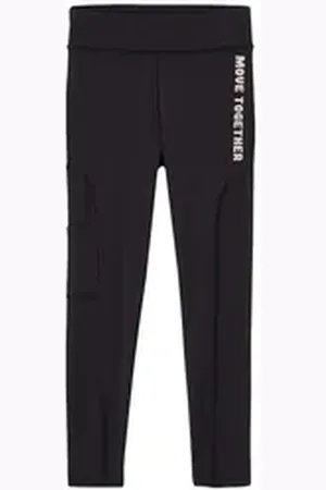 Vertbaudet Leggings Mädchen Sportleggings mit Tasche hinten schwarz 92/98