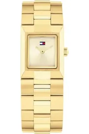 Tommy Hilfiger Quarzuhr IVY 1782787, Armbanduhr, Damenuhr, Edelstahlarmband, analog goldfarben