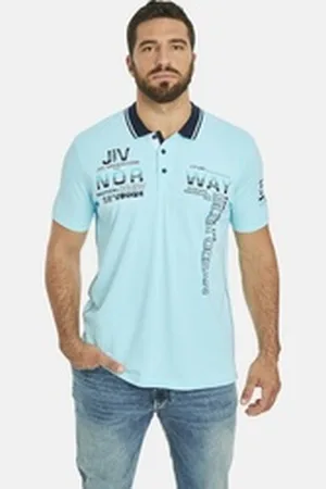 Jan Vanderstorm Poloshirt JERKER aus weichem Baumwoll-Piqué grün 3XL (64/66)