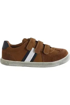 Vertbaudet Jungensneakers mit Klettverschluss Sneaker braun 34 EU