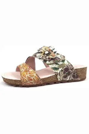 LAURA VITA Pantolette Hausschuh beige 41 EU