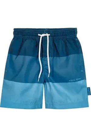 Playshoes Badeshorts Beach-Short Color Block orange 74/80 - ca. 9-12 Monate