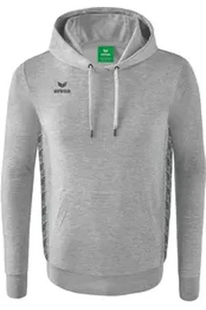 Erima Trainingsjacke Essential Team Kapuzensweat grau M