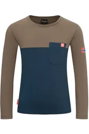 TROLLKIDS Longsleeve Bergen grün|rosa 140
