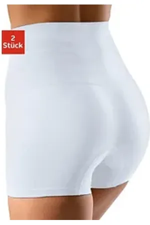 Petite Fleur Formpants (2er-Pack) aus elastischer Baumwolle, Shape wear weiß 40/42