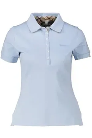 Barbour Poloshirt Damen Poloshirt PORTSDOWN Kurzarm (1-tlg) blau 36