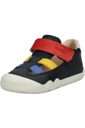 Geox Sneaker Nappaleder Sneaker blau|rot 20 EU