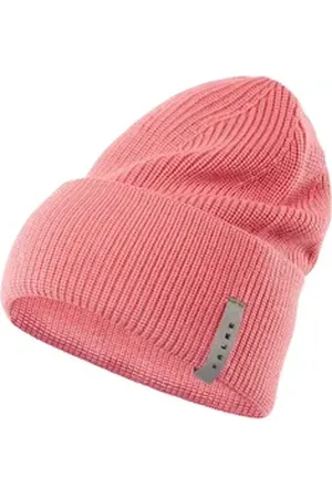 Falke Strickmütze (1-St) aus reiner Schurwolle rosa