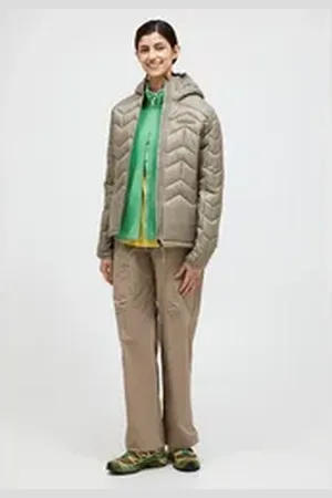 Peak Performance Steppjacke W Elevate Liner Hood mit Kapuze braun xl