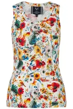 19V69 Italia Tanktop - TANK TOP BENICE FLOWER orange L