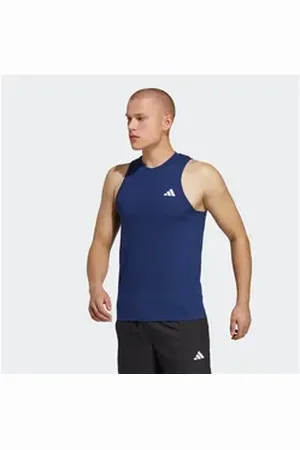 adidas Performance Tanktop TRAIN ESSENTIALS FEELREADY TRAINING SLEEVELESS blau S