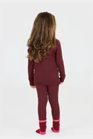 ZigZag Funktionsshirt Funktionswäsche-Set Panda (1-tlg) mit hohem Tragekomfort rot 140