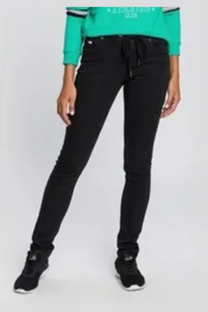 KangaROOS Jogg Pants entspannte Passform, weite Beinform schwarz 50