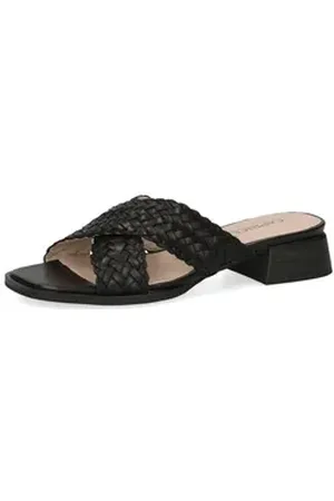 Caprice Pantoletten Nappaleder Pantolette schwarz 38 EU